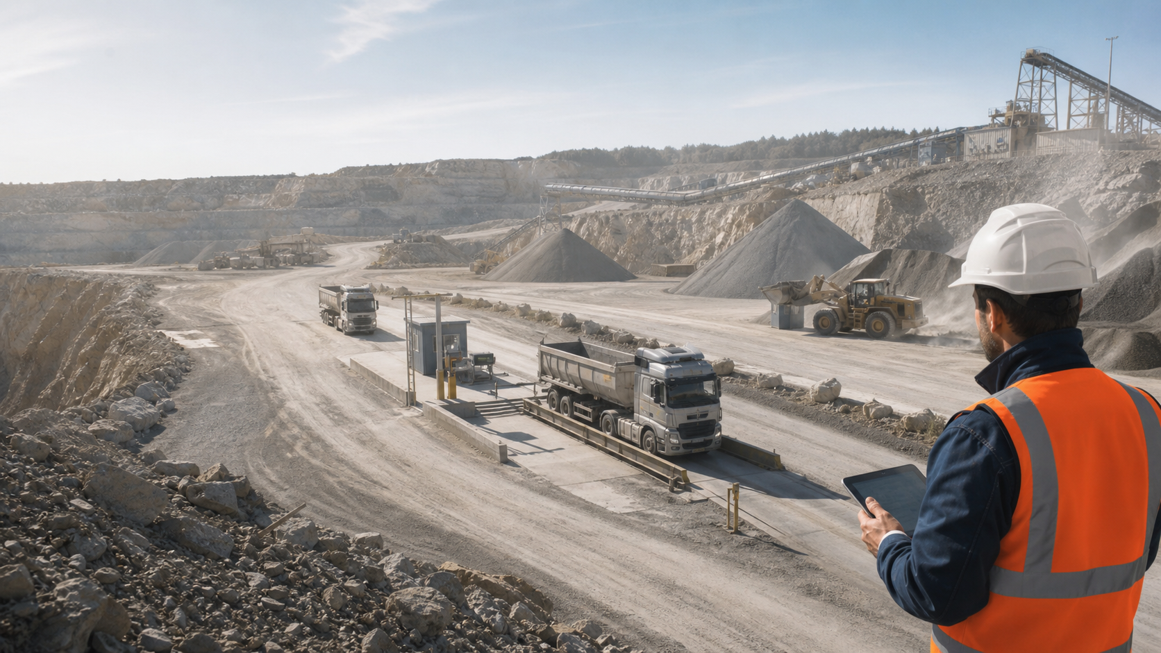 Pilotage carriere, pesee et distribution avec Win@Carriere